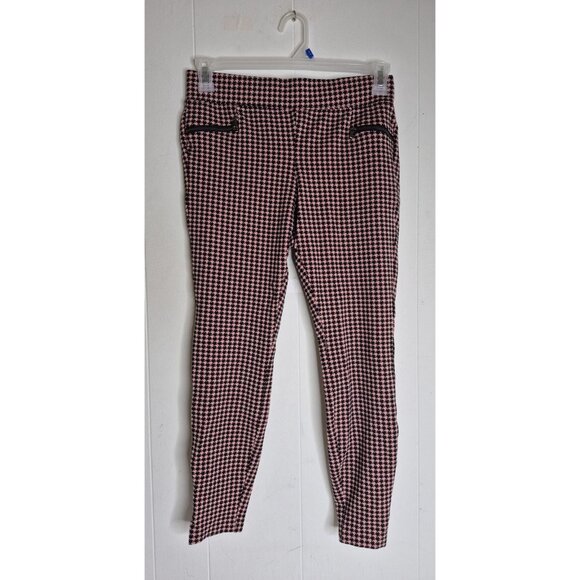 Old Navy High-Waisted Stevie Printed Ponte-Knit Pants Hounds Tooth Pattern Sz M - Picture 7 of 8